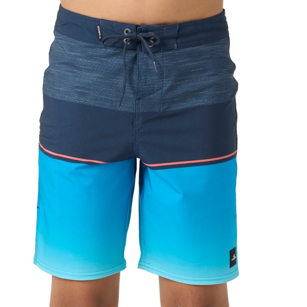 O'Neill Kids' Hyperfreak Heat Block Swim Trunks (Big Kid) NAVY, Size 27/14